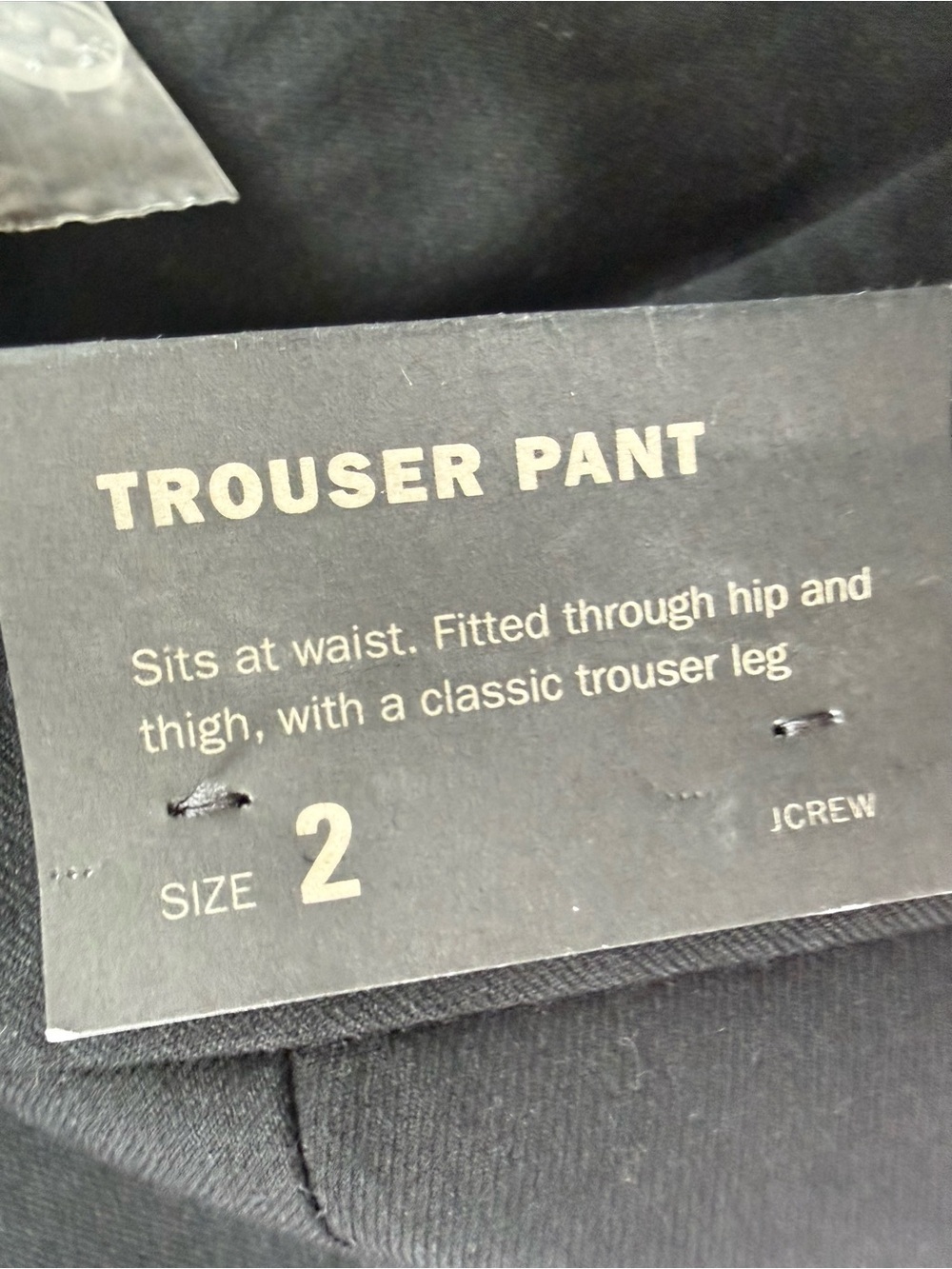 J.Crew Wool Blend Dress Trouser Pants Womens 2 Black Career NEW 3090
Inseam 32 - Picture 4 of 5